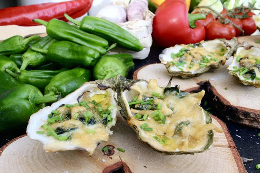 Oysters Rockefeller in the smoke - character for a classic