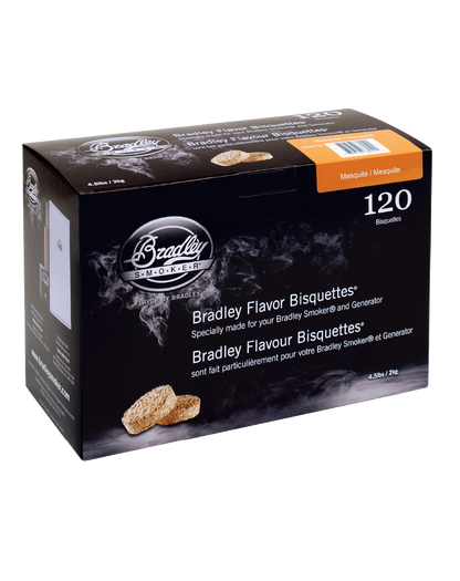 Bisquettes Mesquite dla palaczy Bradley