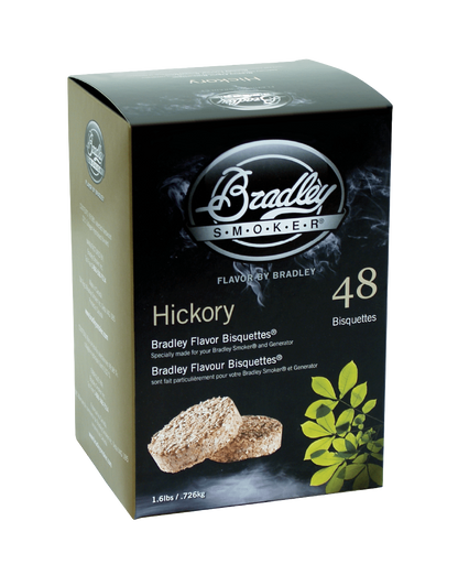 Hickory Bisquettes for Bradley Smokers