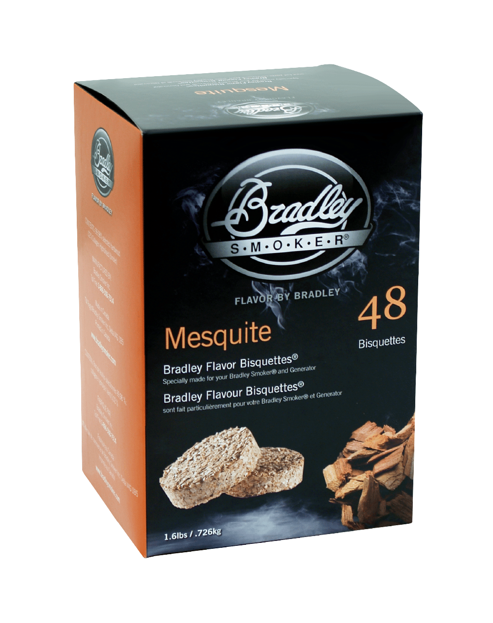 Bisquettes Mesquite dla palaczy Bradley