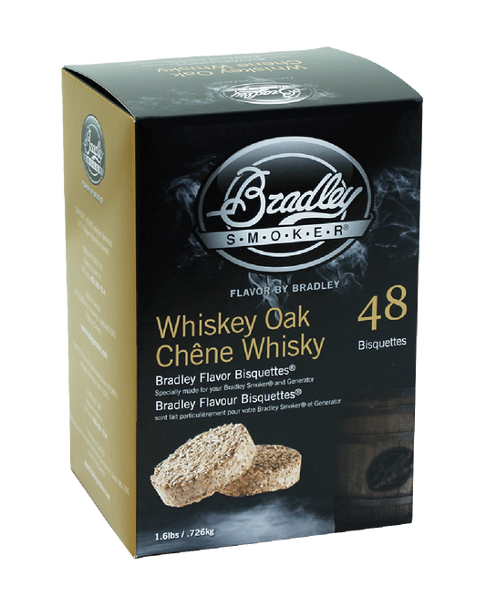 Bisquettes z dębu whisky dla palaczy Bradley